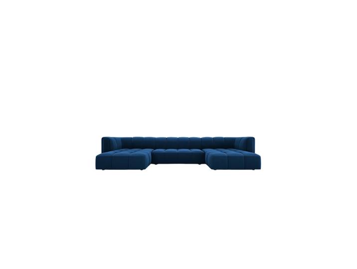 Design Panorama-Sofa Adams Samt Königsblau chosen by Bloomingloft