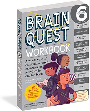 Persephone Walker - Brain Quest Workbook: Grade 6 - Preis vom 19.10.2026 19:33:35 h