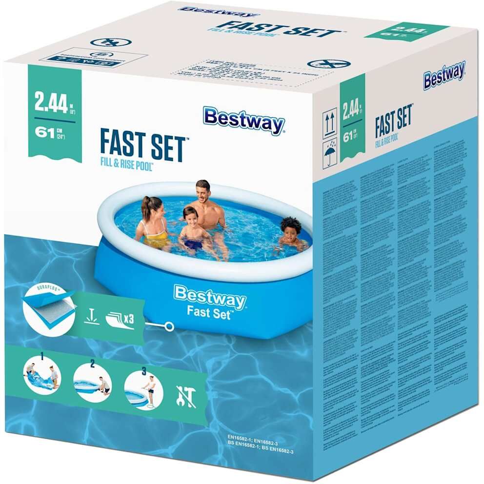 Bestway Piscine gonflable ronde 244x61 cm 57265