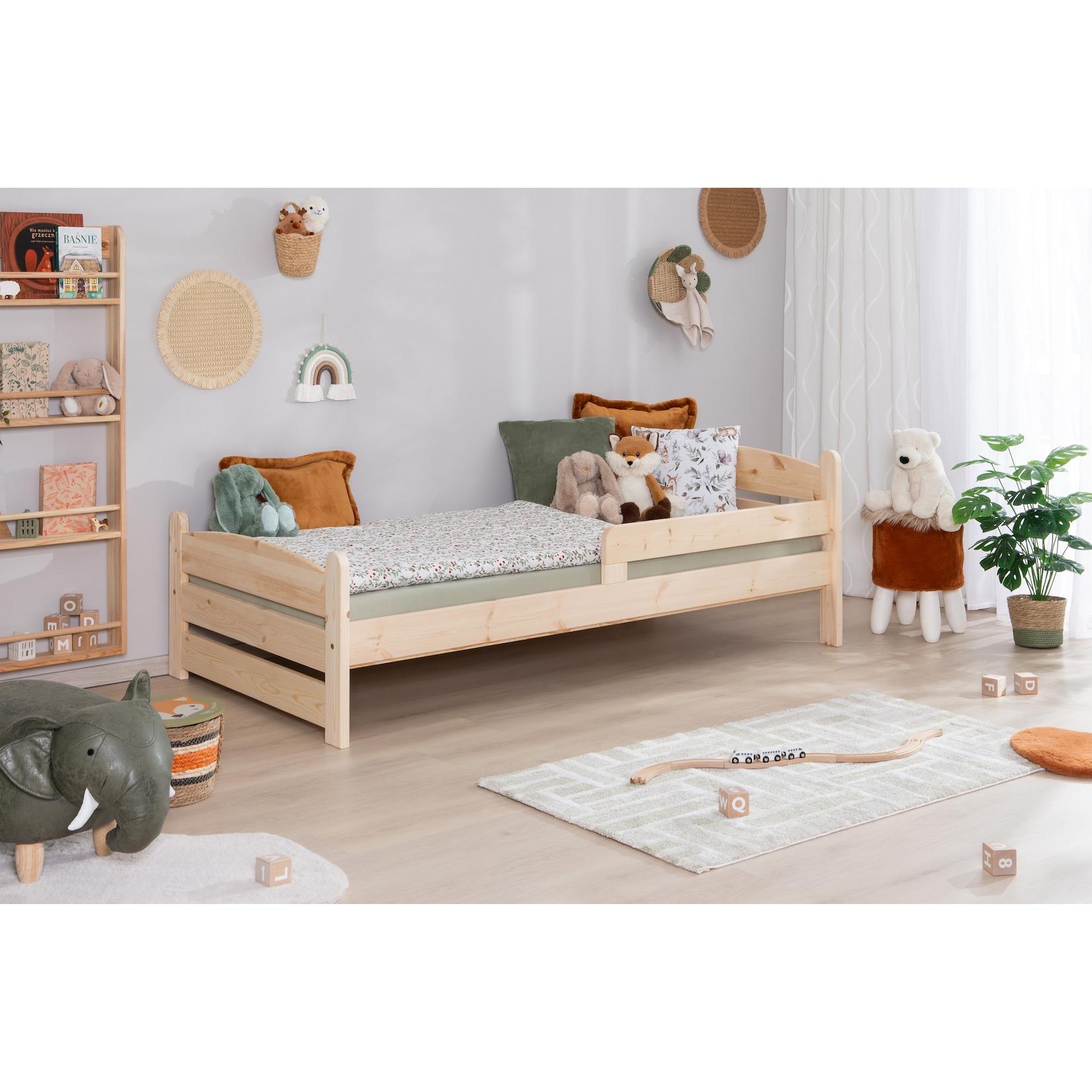 TiCAA Einzelbett „Mello“, Kinderbett, Jugendbett, Schlafzimmer, Kinderzimmer