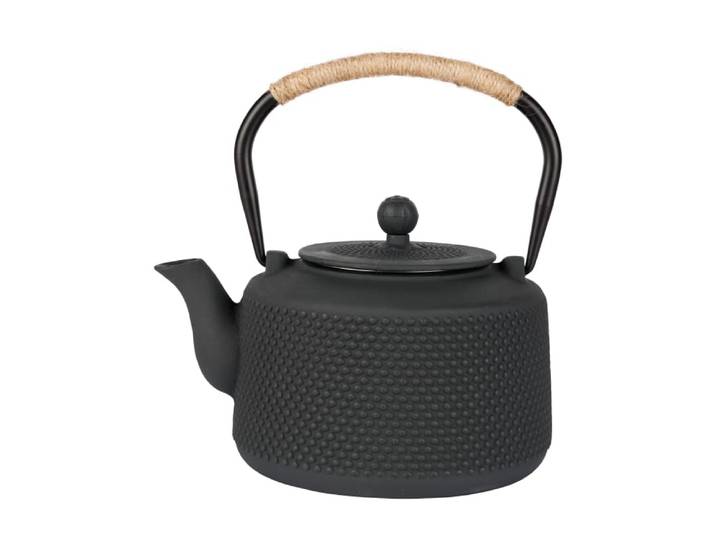 Théière en Fonte, gris, D 15xh11 cm