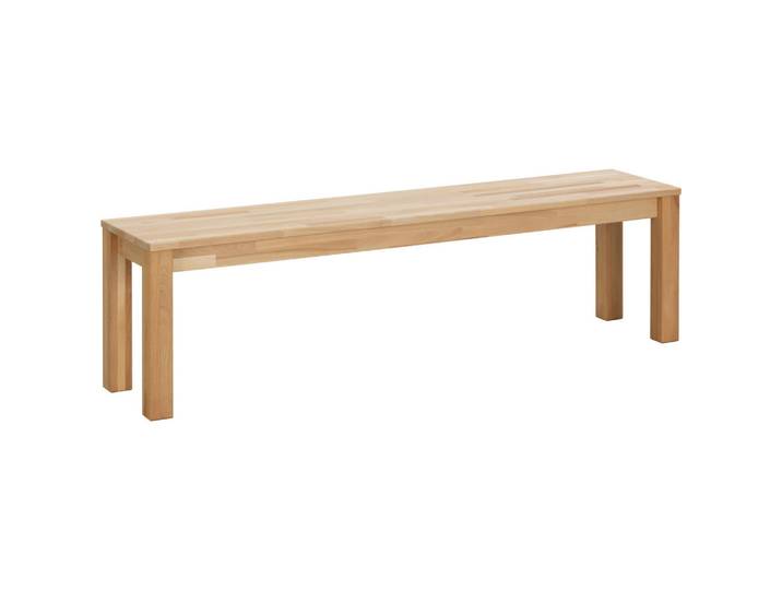 P & B Sitzbank, Kernbuche, Holz, Kernbirke, massiv, 160x45x35 cm, in verschiedenen Größen erhältlich, Esszimmer, Bänke, Sitzbänke