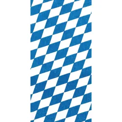 Home Fashion, Bayernraute, Buffet-Servietten aufgefaltetes Maß 33 cm x 33 cm, im Achtelfalz, 16 Stück pro Pack