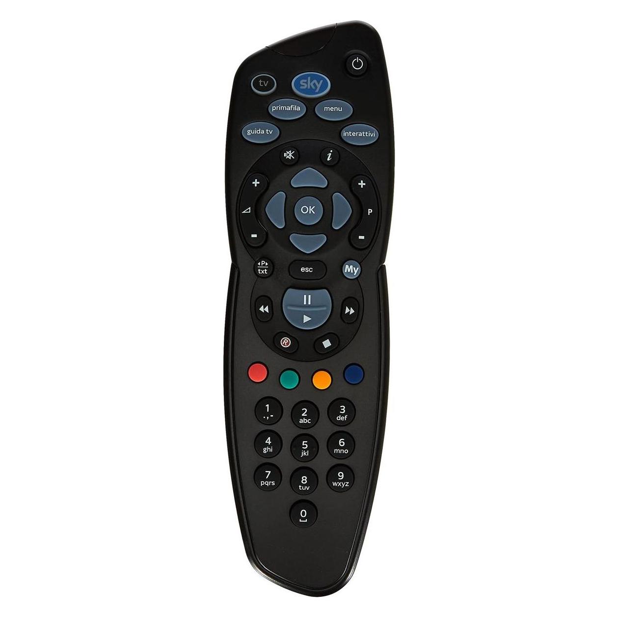 One for All Sky SKY715 IR-Funkfernbedienung Heimkino-System, TV-Set-Top-Box TV-Tasten (Gerätespezifische Fernbedienung, Infrarot) (41459365)
