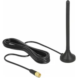 Delock LTE & LoRa Antenne, 2dBi, Magnetfuss (Lora), Netzwerkantenne