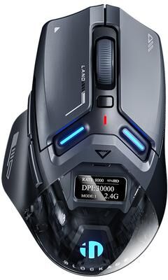 Shopalltechgadgets Ultra Wireless Gaming Mouse With Sensor OLED Display & Vibration Feedback Ultra Wireless Gaming Mouse With Sensor OLED Display & Vibration Feedback