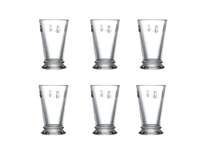 La Rochère Abeille longdrinkglas 31 cl 6-pack Transparant