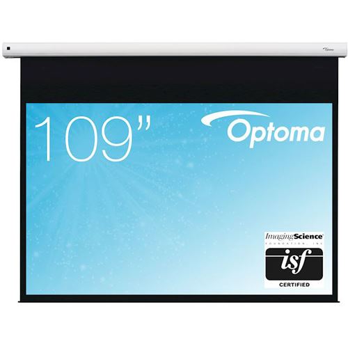 Optoma Glasfaser Leinwand Motor weiß
