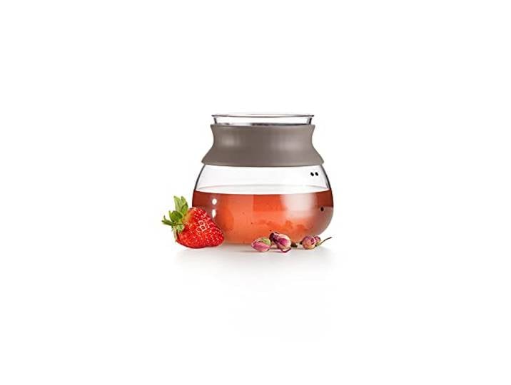 Lékué - Infuseur à thé - Calm Ritual\, verre et silicone marron