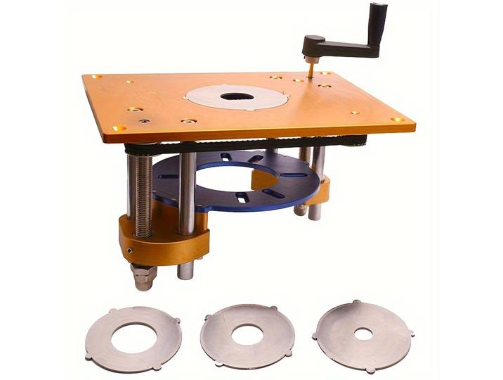 Table de routeur élévatrice, plaque d'insertion pour Machine à graver, fraiseuse électrique sur bois, Machine de découpage, bricolage, banc de travail du bois