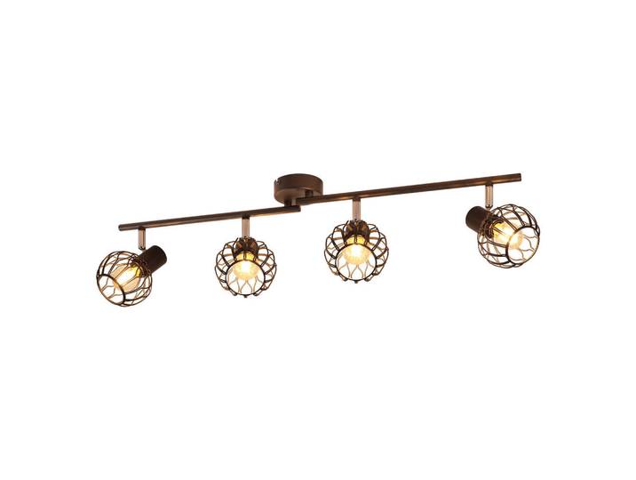 ZMH Deckenstrahler Morvith 70/10/18 cm, Schwarz, Metall, Mode, E14, 10x18x70 cm, Lampen & Leuchten, Innenbeleuchtung, Deckenleuchten, Deckenleuchten