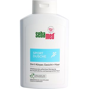 sebamed Duschgel Sport Dusche 3in1, unisex, pH-hautneutral, Flasche, 400 ml