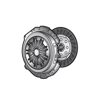VALEO Kupplungssatz SERVICE 2KKIT für UMRUESTSATZ 828387