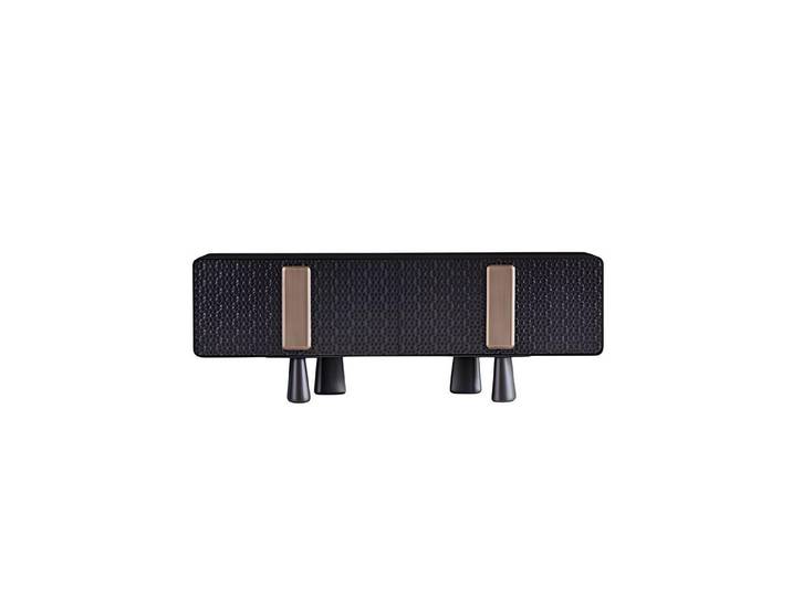 JVmoebel Kommode Moderne schwarze Holzkommode, freistehend, elegantes Design (1 St)