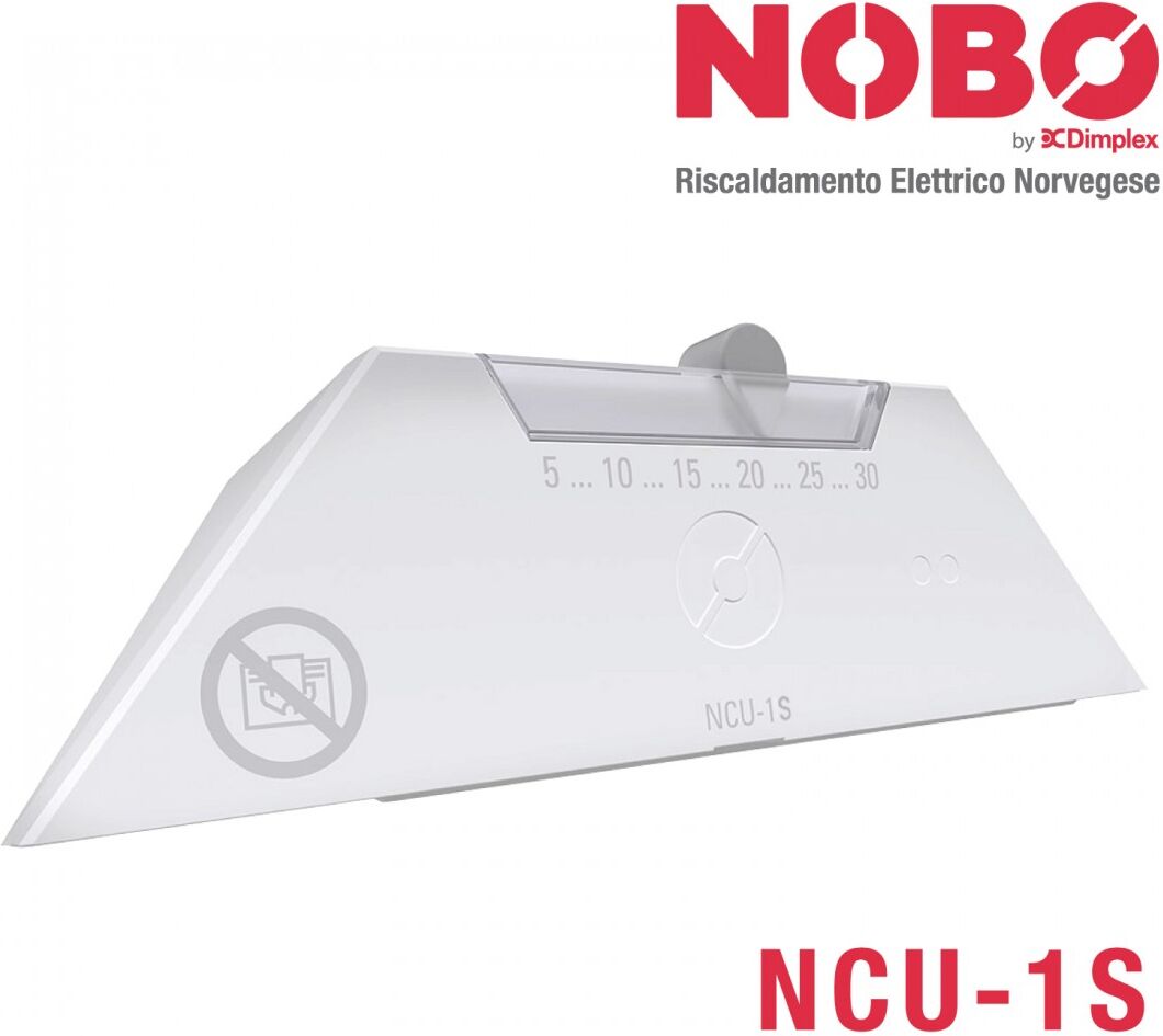 NOBO Termostato manuale NCU-1S con manopola per radiatori NOBO