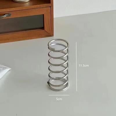 Uplifted Goods Stainless Steel Toothbrush Holder Multipurpose Bathroom Storage Rack 1.97x4.33in 5pcs