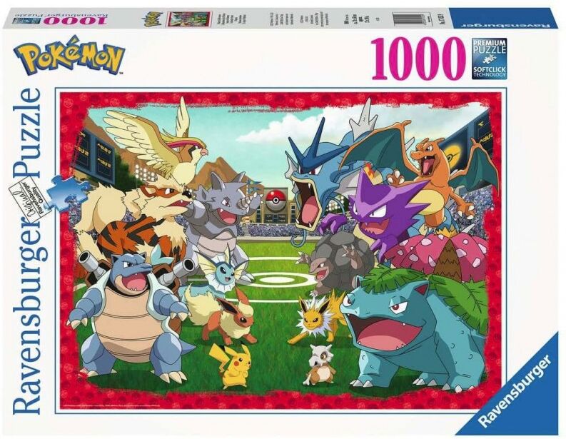 Ravensburger Puzzle 1000 p - L'affrontement des Pokémon