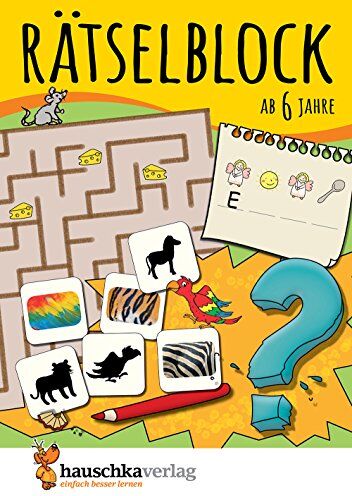 Agnes Spiecker - Rätselblock ab 6 Jahre: Kunterbunter Rätselspaß: Labyrinthe, Fehler finden, Suchbilder, Wörtergitter, Sudokus u.v.m. (Rätseln, knobeln, logisches Denken, Band 631) - Preis vom 09.10.2026 07:28:09 h