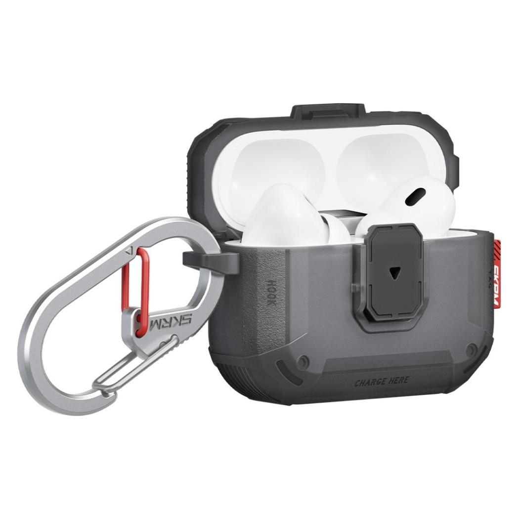Skinarma Case Mecha LE for AirPods Pro 3 smoke (Kopfhörer Hülle) (SK-APP3MECLE-FSMK)