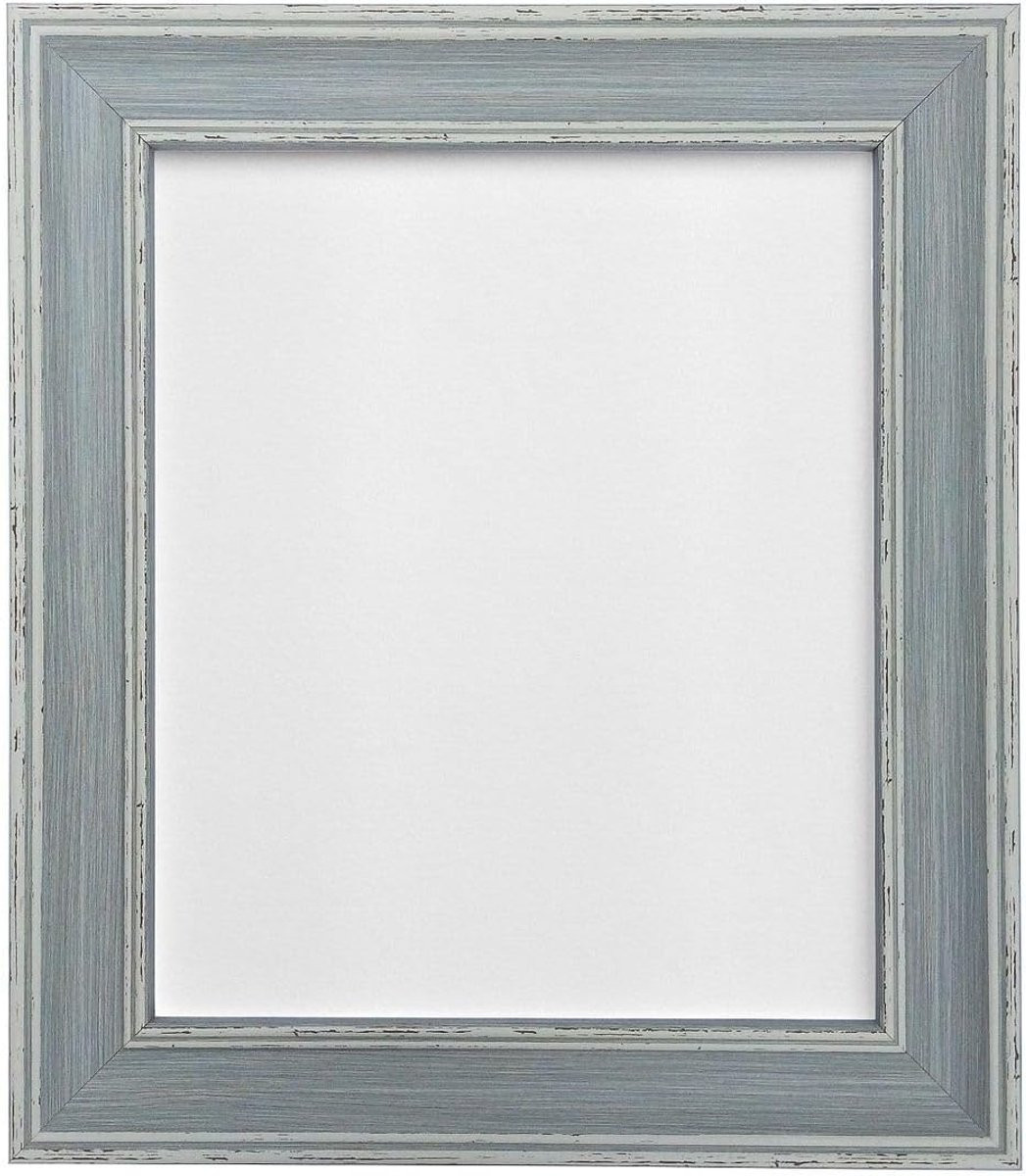 Vintage Blauwe Fotolijst A2 in Scandi Stijl