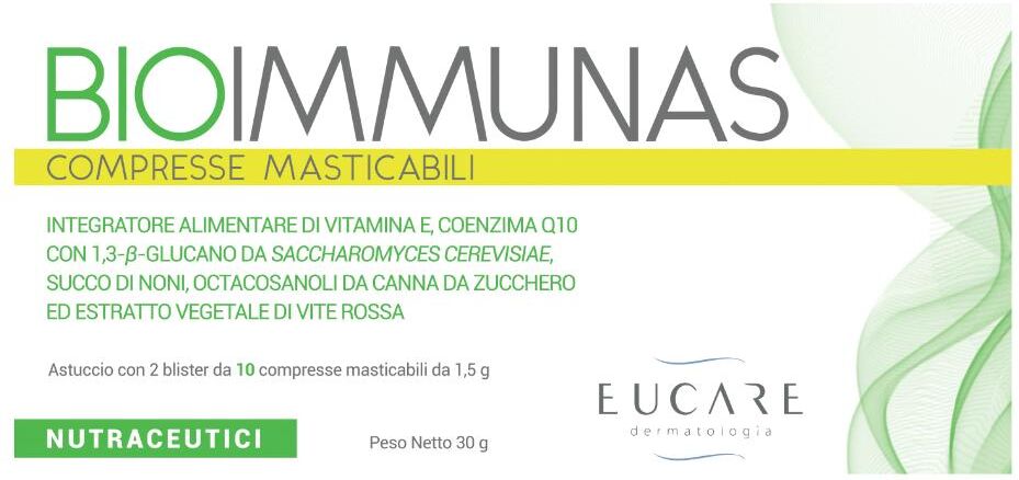 EUCARE Srl Bioimmunas Integratore Dietetico - 20 Compresse
