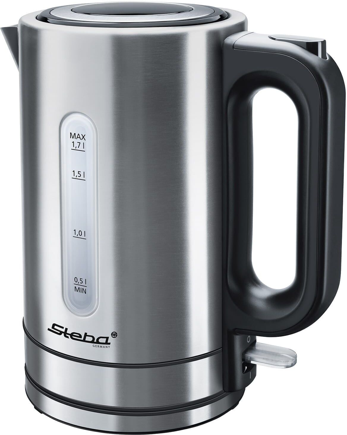 Steba WK 20 Inox Wasserkocher   silber/schwarz - Refurbished