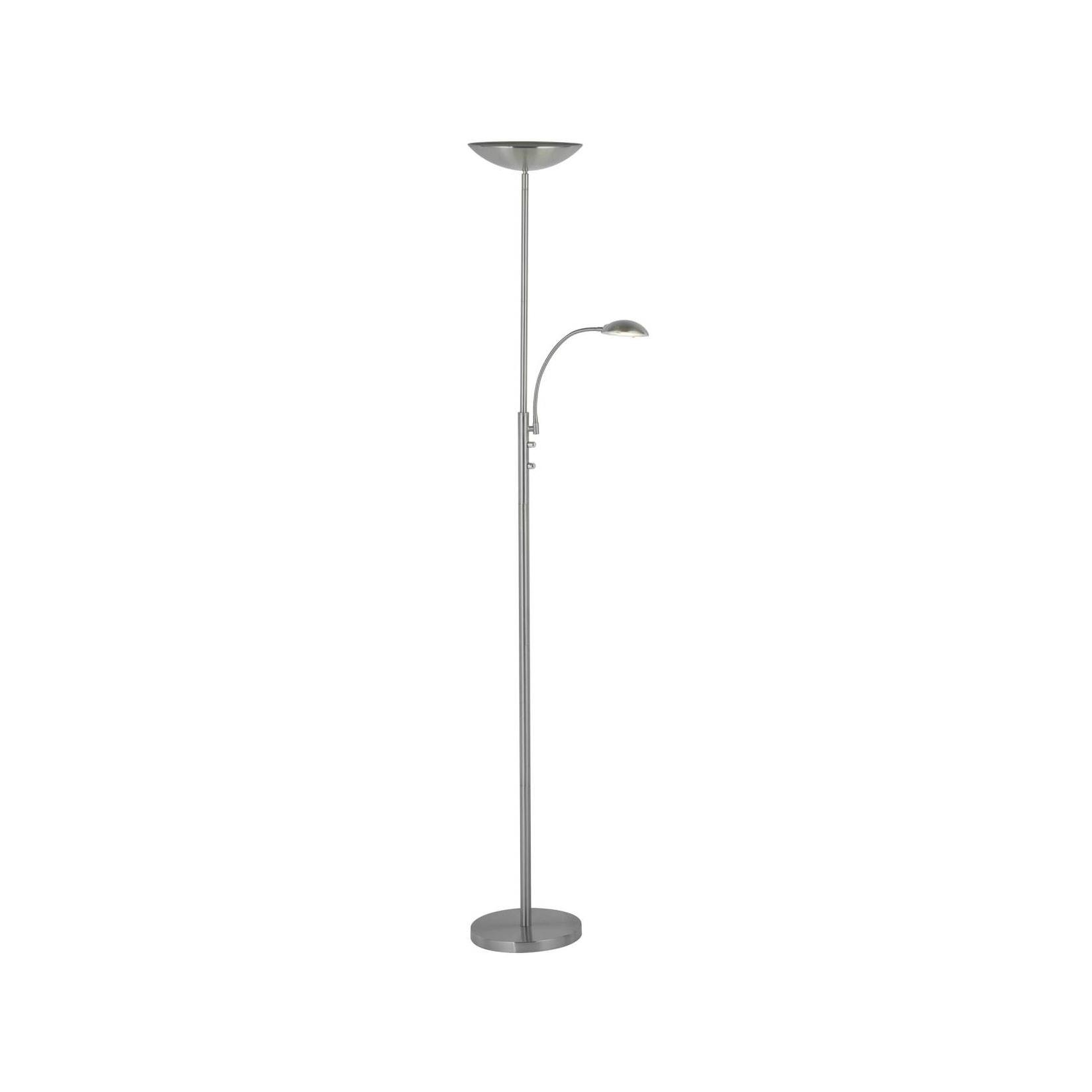 BRILLIANT Lampe Rosanna LED Deckenfluter Lesearm eisen 1x 18W LED integriert, (1650lm, 3000K) Fluter und Lesearm über Drehdimmer einstellbar
