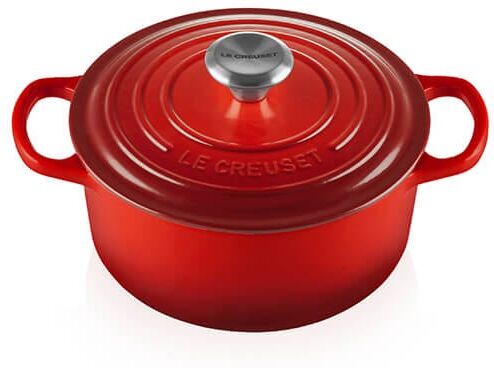 Le Creuset Signature Cerise Cast Iron 24cm Round Casserole