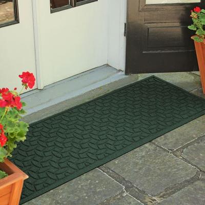 Bungalow Dba Matterly Ellipse Runner Mat 60 x 22, 60 x 22, Dark Green
