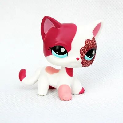 Inspire Daily Merch Rare Pet Toy Mini Stands Short Hair Kitten Collectible Bobblehead Figure Original LPS Inspired Toy For Cat Lovers a