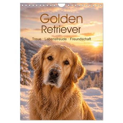 Golden Retriever – Treue, Lebensfreude und Freundschaft (Wandkalender 2027 DIN A4 hoch), CALVENDO Monatskalender