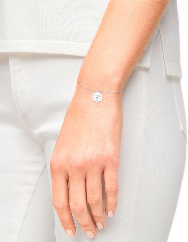 s.Oliver Armband Forever Love für Damen aus Sterlingsilber silber