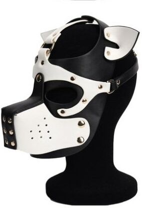 Kinky Puppy Masque Puppy Dog Ixo Noir-Blanc