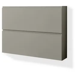 Arredokit Hängeschuhschrank Gardasee Lack Grau Taupe