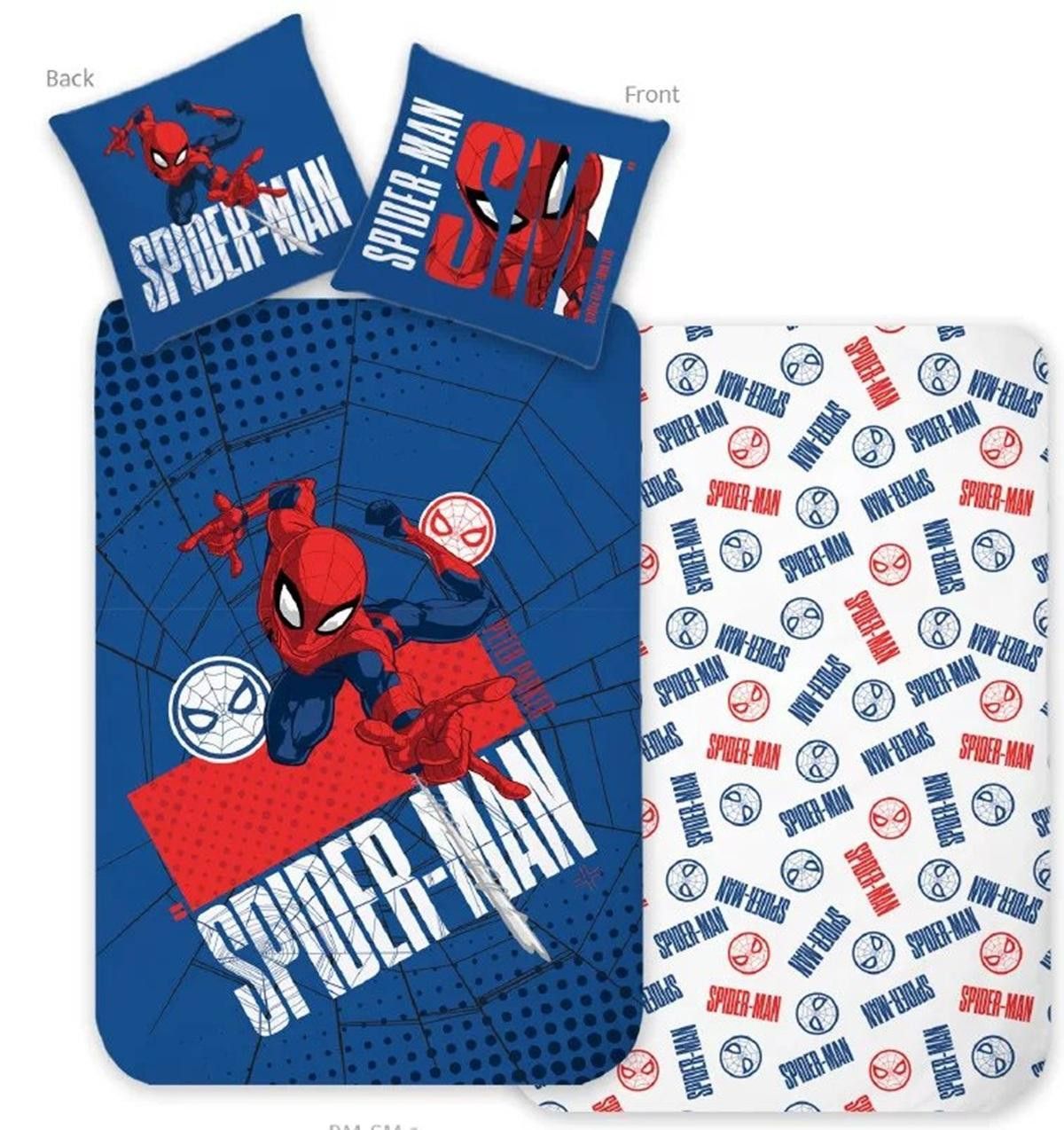 Mac Spiderman City Rescue kinderslaapset met dekbedovertrek en kussensloop