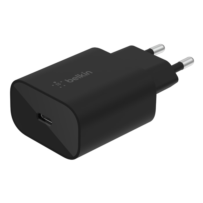 Belkin 25W USB-C Ladegerät, Power Deliver, PPS, schwarz WCA004VFBK