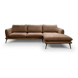 Ecksofa Portimao Stoff Rust