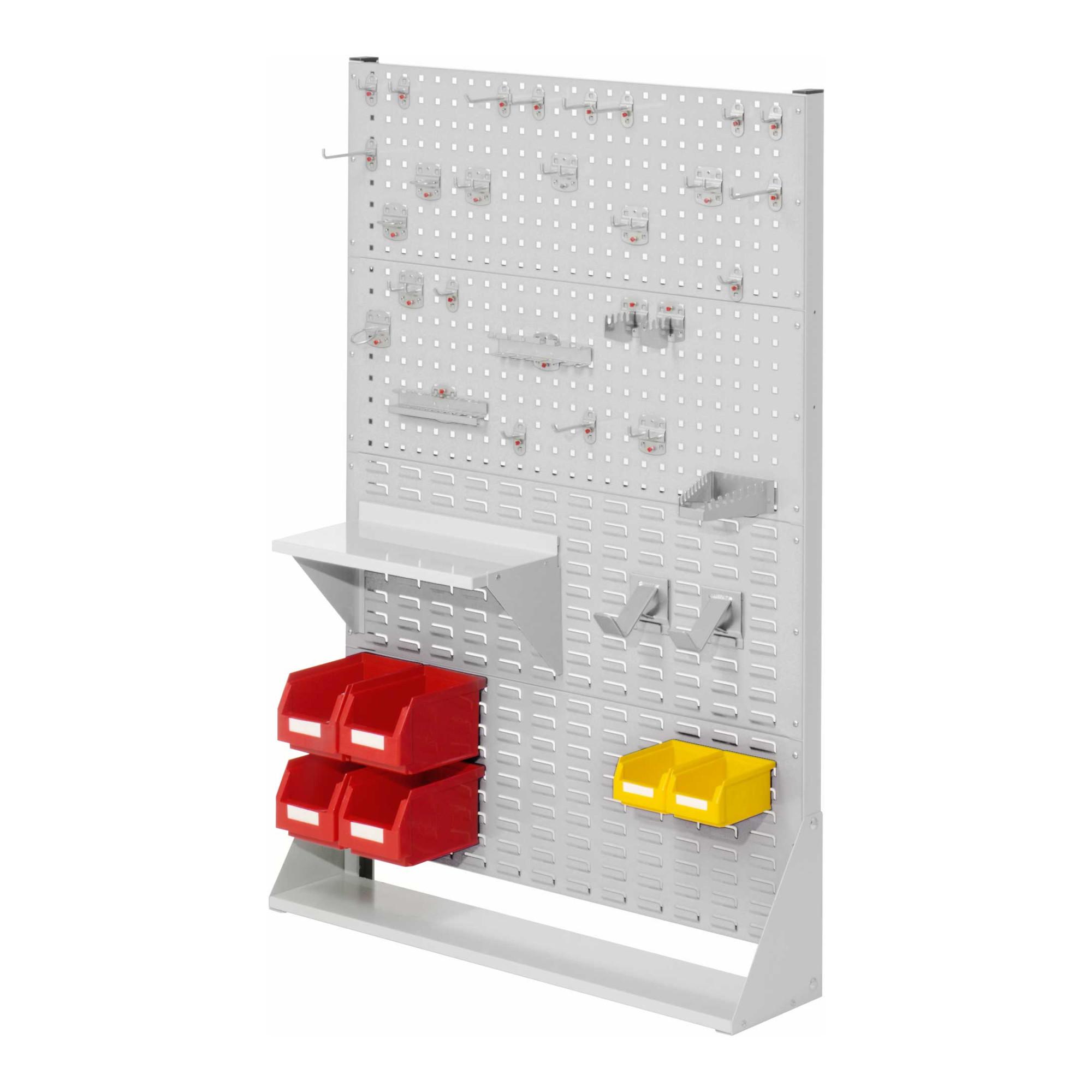Kappes Stellwand RasterPlan Gr. 4 einseitig RAL 7035 mit Ausstattung 1 (7004.02.1013)