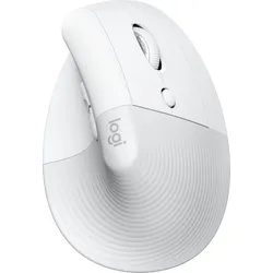 Logitech Lift for Mac Maus ergonomisch kabellos weiß