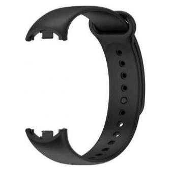 Riff Silikonarmband für die Xiaomi Mi Band 8-Serie, schwarz (Silicone Strap) (RF-MIB8-BK)