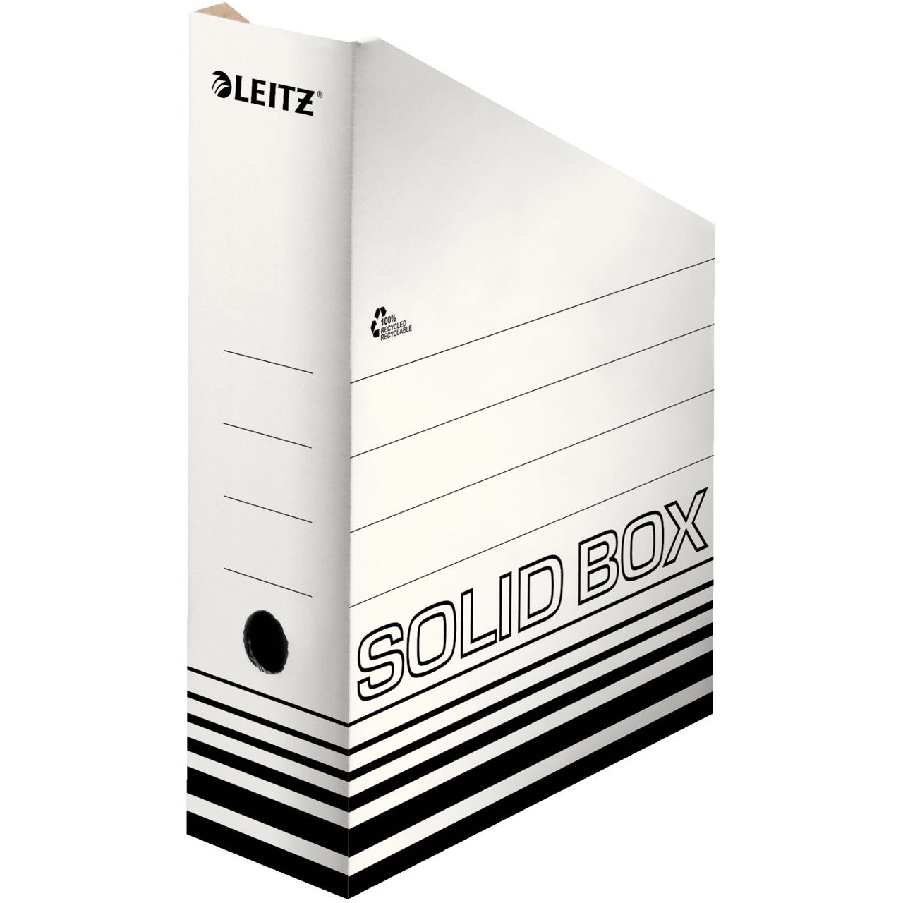LEITZ 10 Archiv-Stehsammler Solid weiß