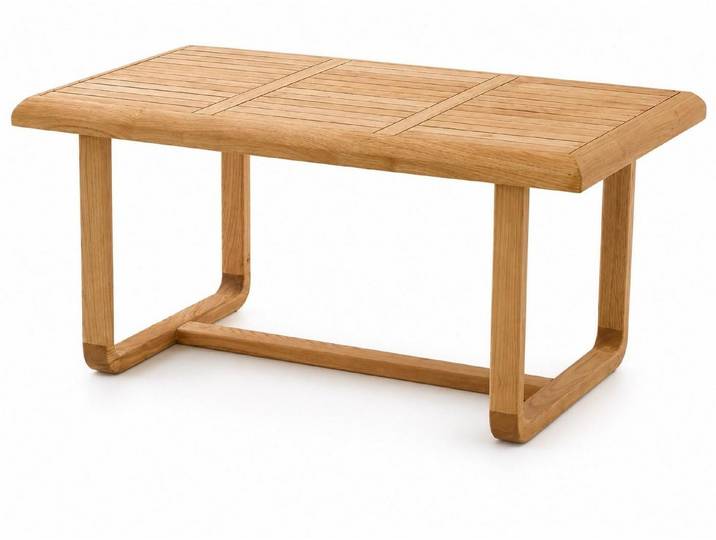 JVmoebel Couchtisch Gartencouchtisch Modern Naturholz Elegant Rechteckig Robust Praktisch (1-St., 1-tlg)
