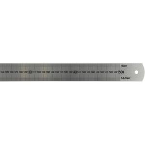 Hedue Stahlmaßstab B115, 1500mm, starr, Edelstahl