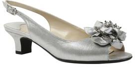 Women's Leonelle Sling by J. Renee® in Silver (Size 10 N)