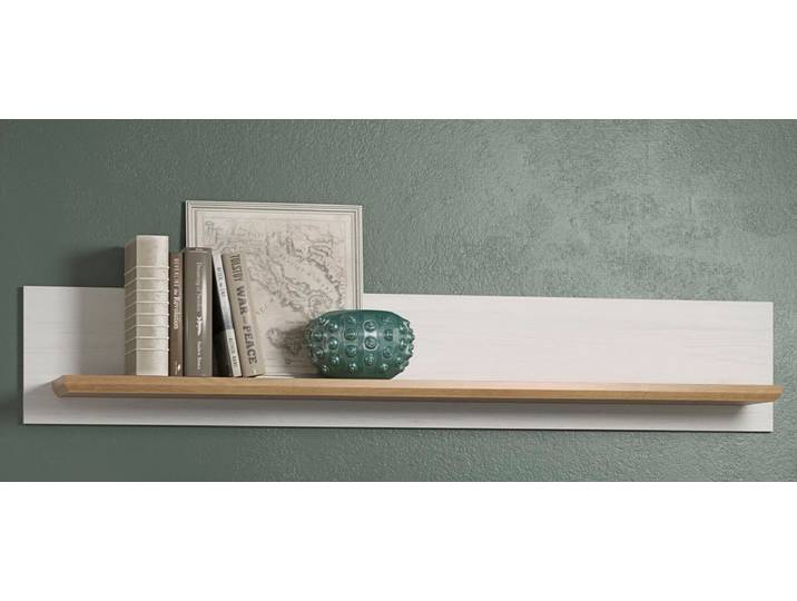 Wandboard HOME AFFAIRE Nybro , weiss (andersen pine weiß), B:146cm H:25cm T:21cm, Holzwerkstoff, Regale, Wandboard, Breite 146 cm