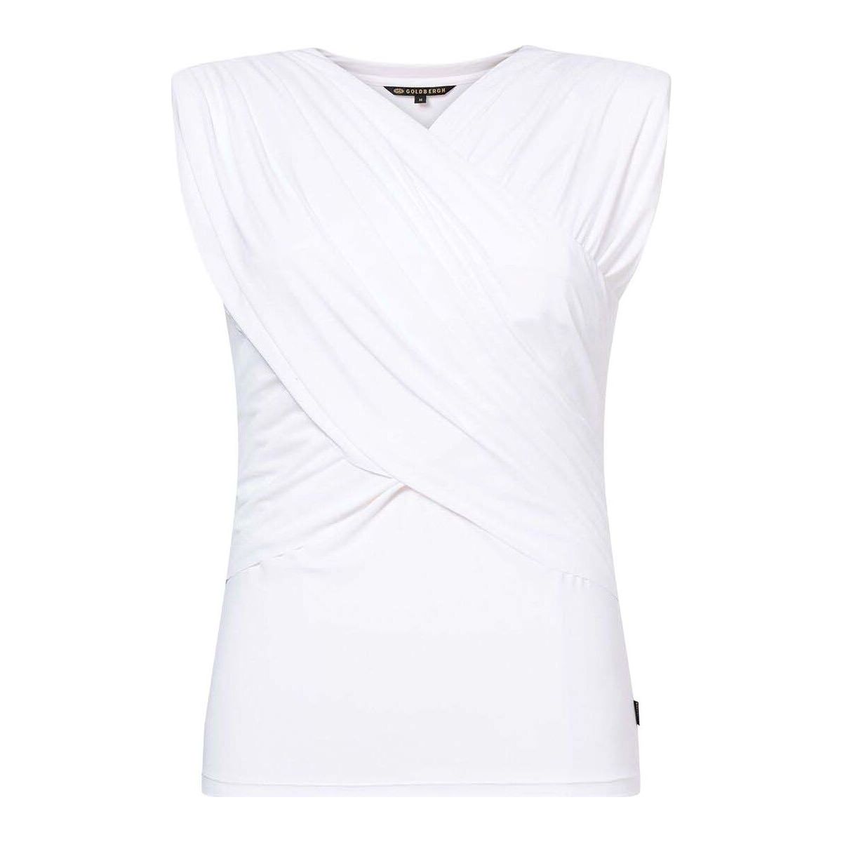 Goldbergh Fiorello Sleeveless top white (8000) L GB36710261-8000-L