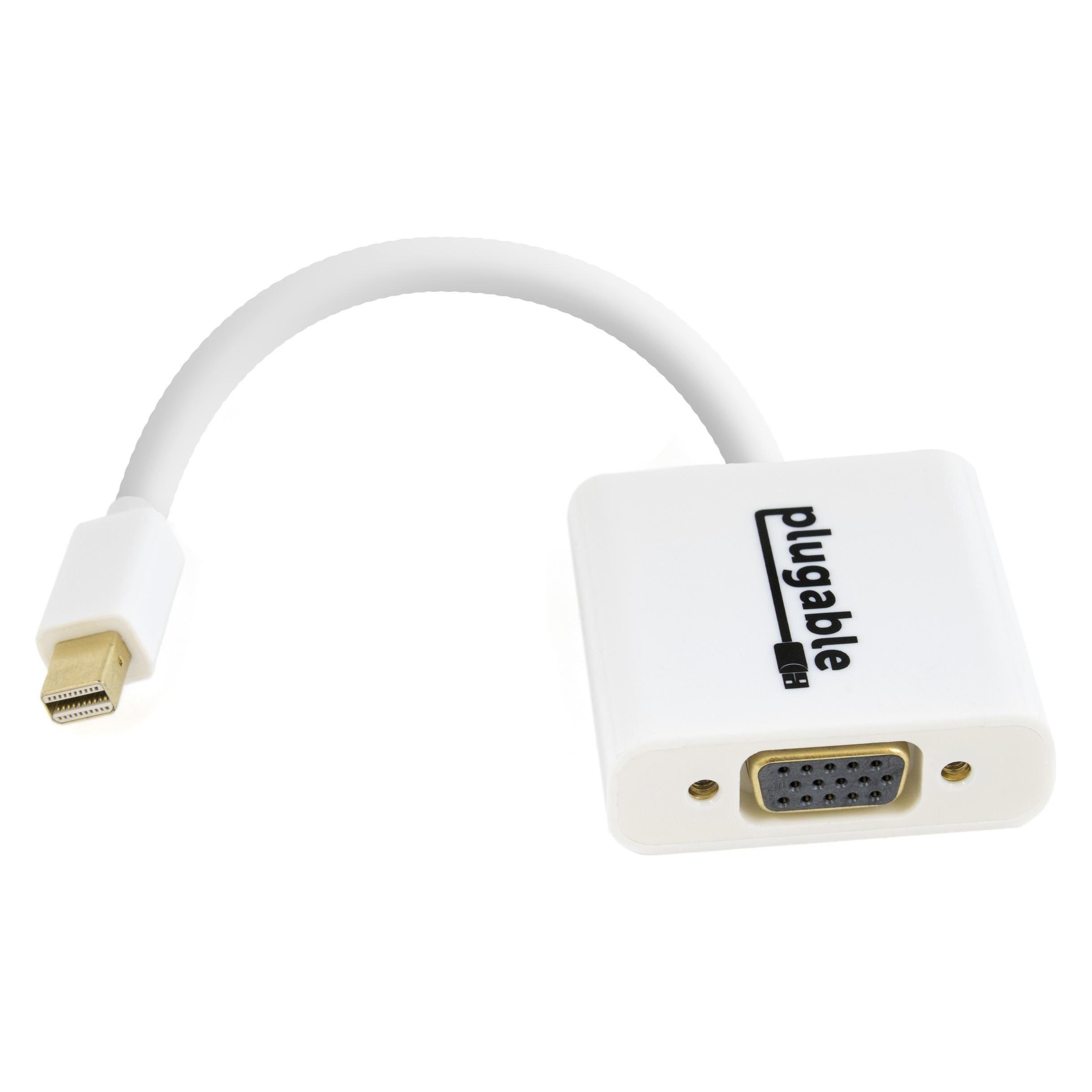 Plugable Mini DP (TBT 2) to VGA Adapter (Mini DP) (MDPM-VGAF)