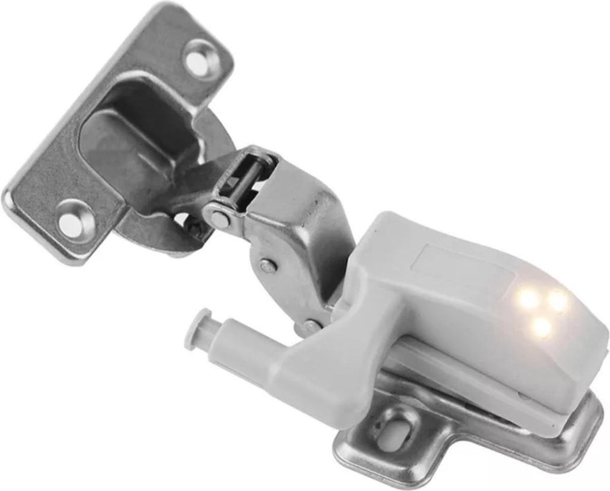 2 stuks Heble scharnieren voor LED verlichting voor kasten