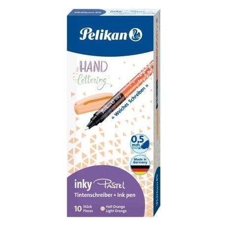 Pelikan Tintenschreiber inky 273 Pastell Orange 10 Stück Faltschachtel (10x) (820004)
