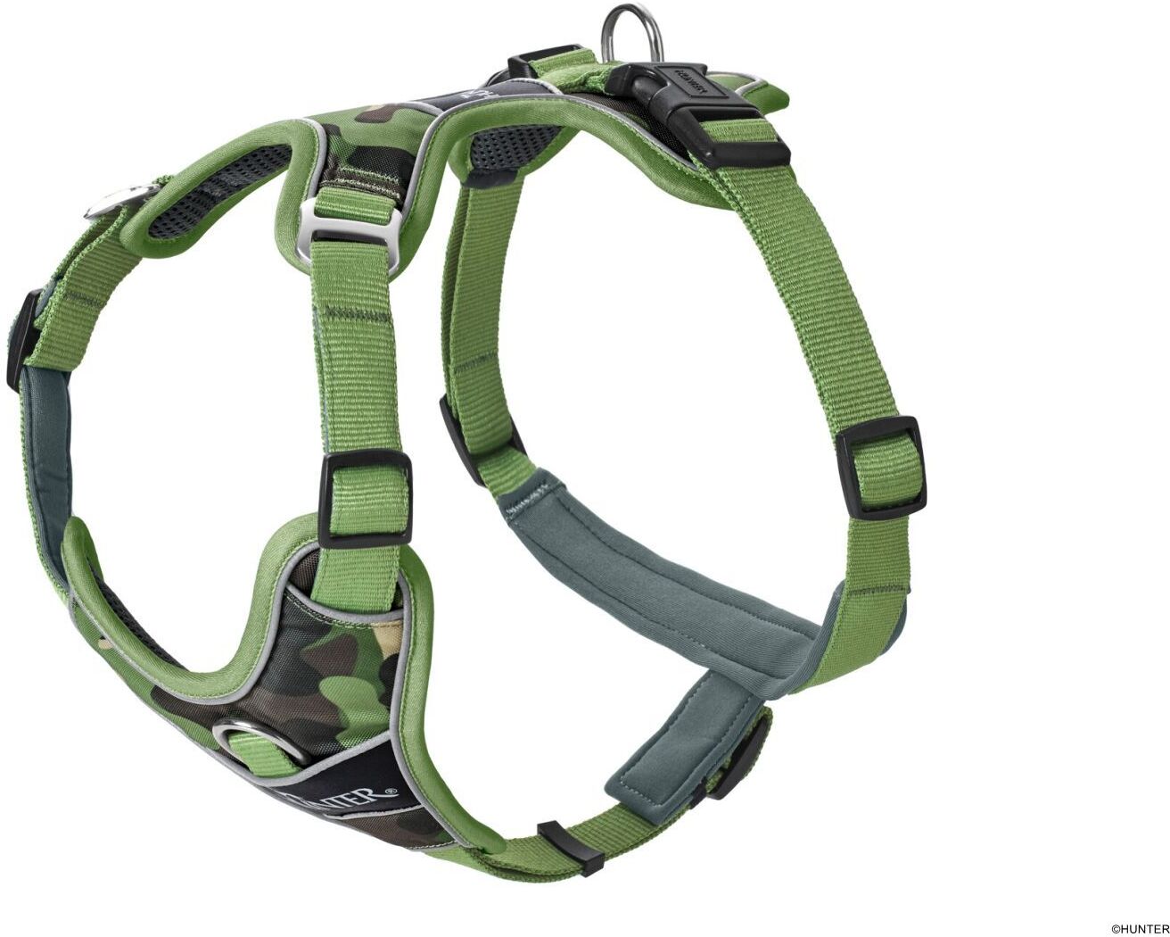 DOG SPORT HUNTER Geschirr Divo Camouflage S, grün